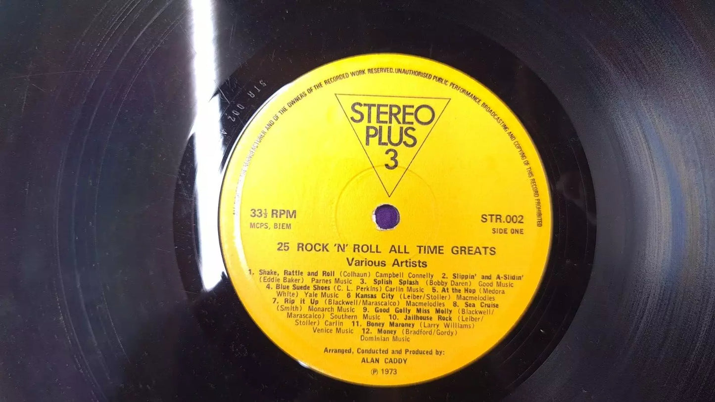 Unknown Artist - Rock On 25 Rock´n´Roll All Time Greats STR 002 Vinyl LP Record