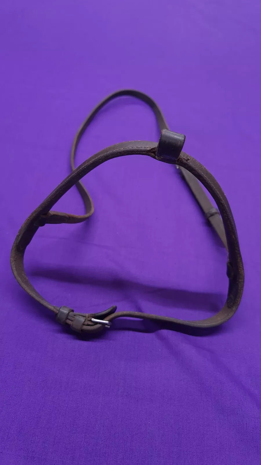 Full Noseband Brown Soft Leather