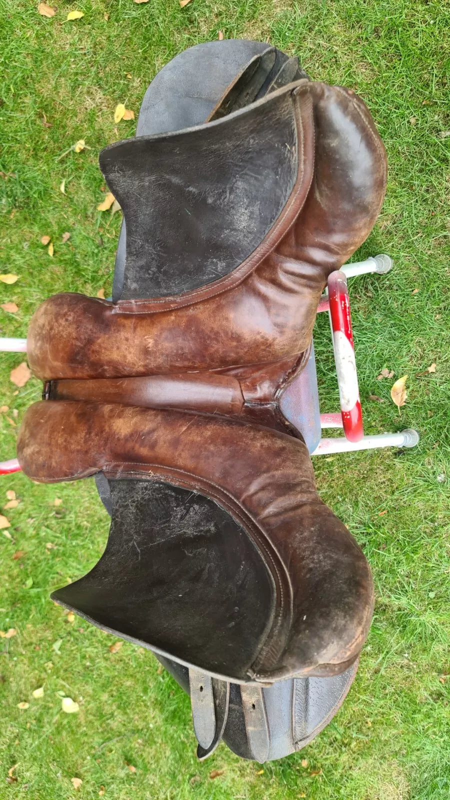 16" High Quality English Leather Saddle Polegate Dressage Brown