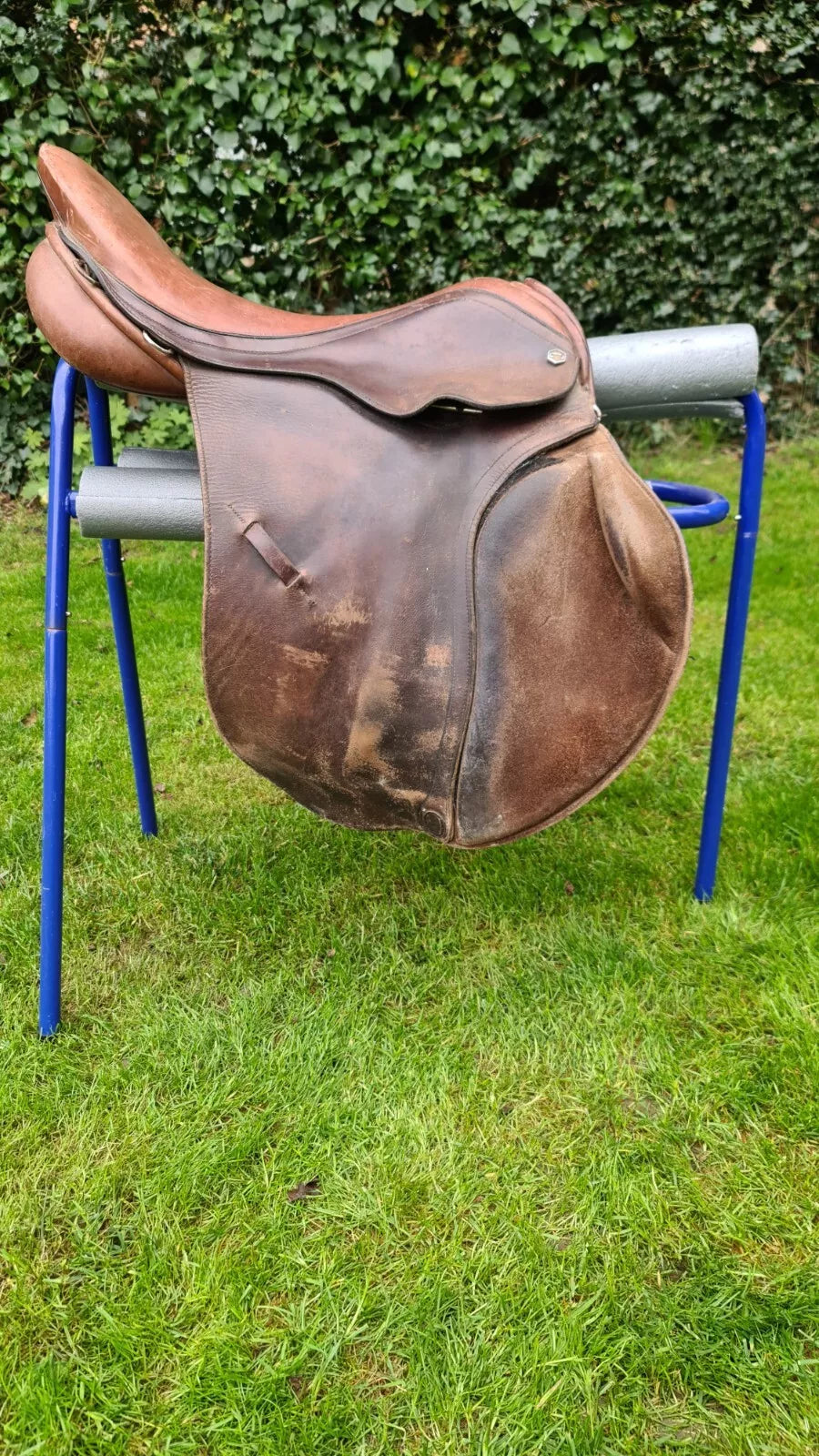 Albion Brown Leather GP Saddle 17.5"