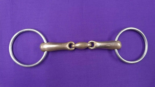 Sprenger KK Ultra Aurigan Loose Ring Copper Snaffle Lozenge Link