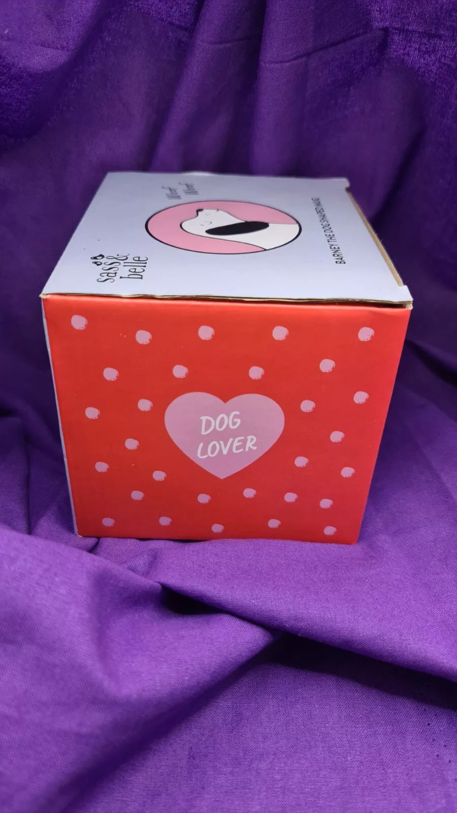 Sass & Belle Dog Lover Barney The Dog Shaped Mug Boxed New