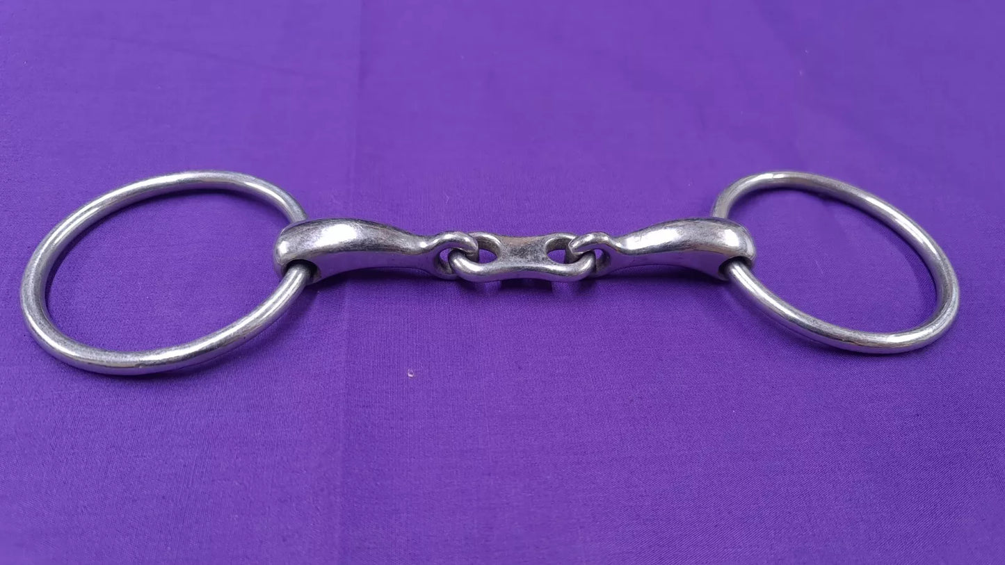 4.5" JP Korsteel Loose Ring Snaffle With French Link Horse Bit