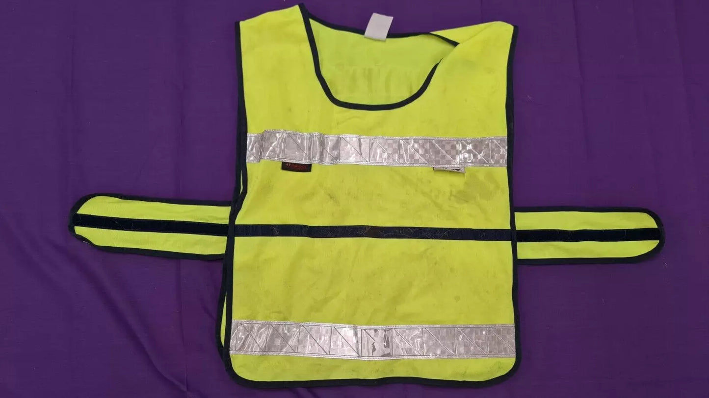 Hi-Viz Yellow Reflective Bib Size Large to XL