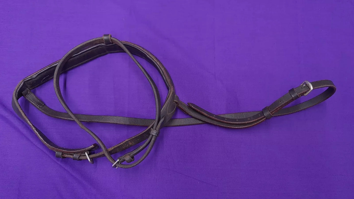 Full Noseband And Cob Flash Brown Leather