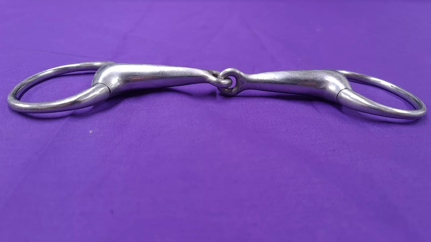 5.5" Single Joint Eggbutt Snaffle Horse Bit