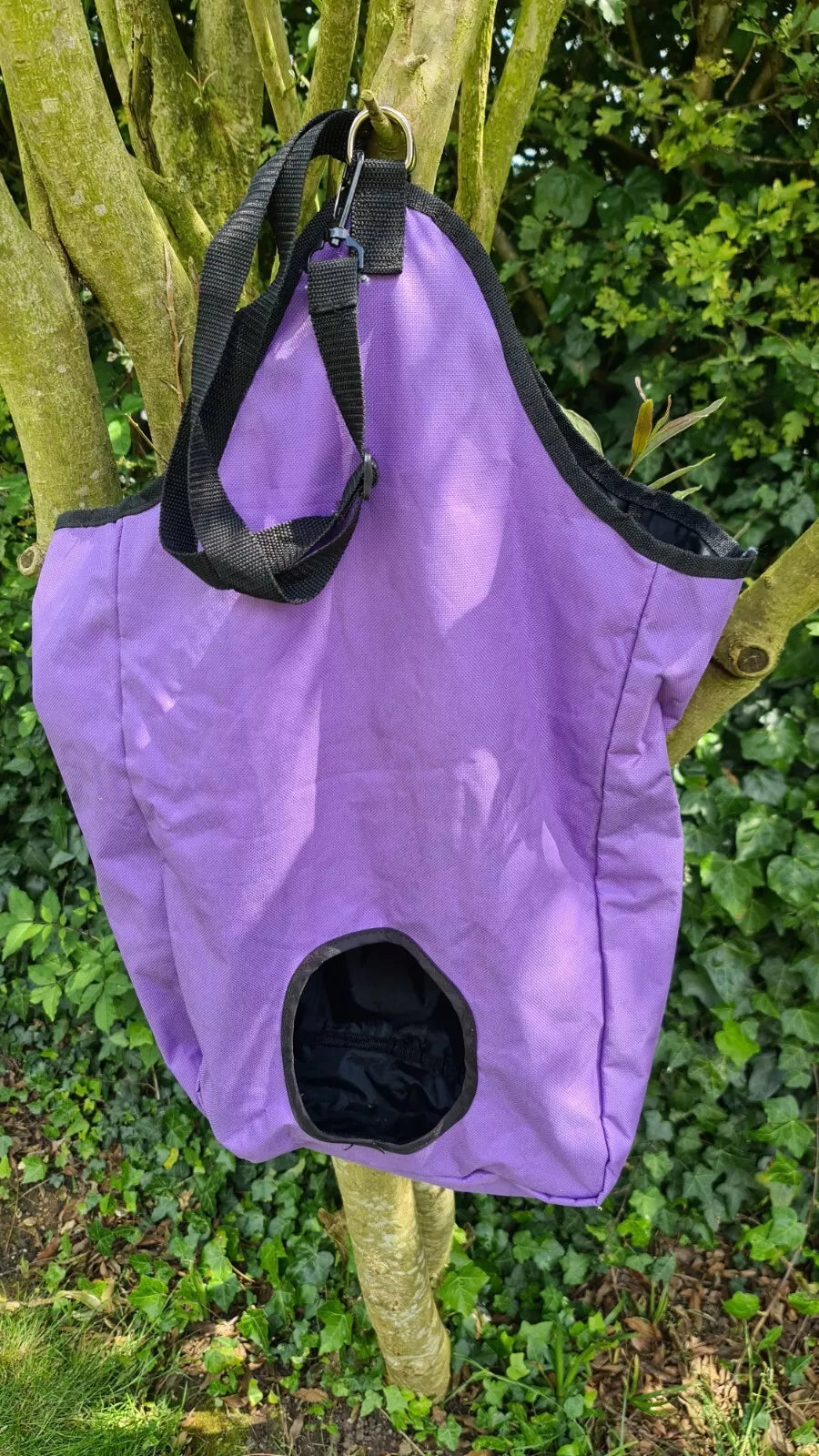 Hay Bag Purple For Horse Pony