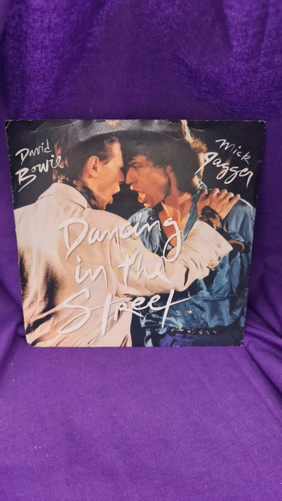 David Bowie & Mick Jagger Dancing In The Street EA 204 7" Vinyl Single Record