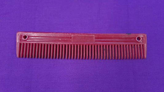 Plastic Dark Red Grooming Comb Horse Grooming Kit