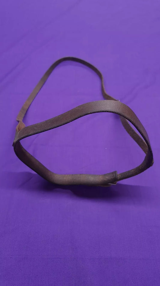 Brown Leather Plain Noseband Full