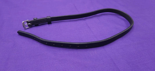 Black Full Size Horse Bridle Flash Strap BR448