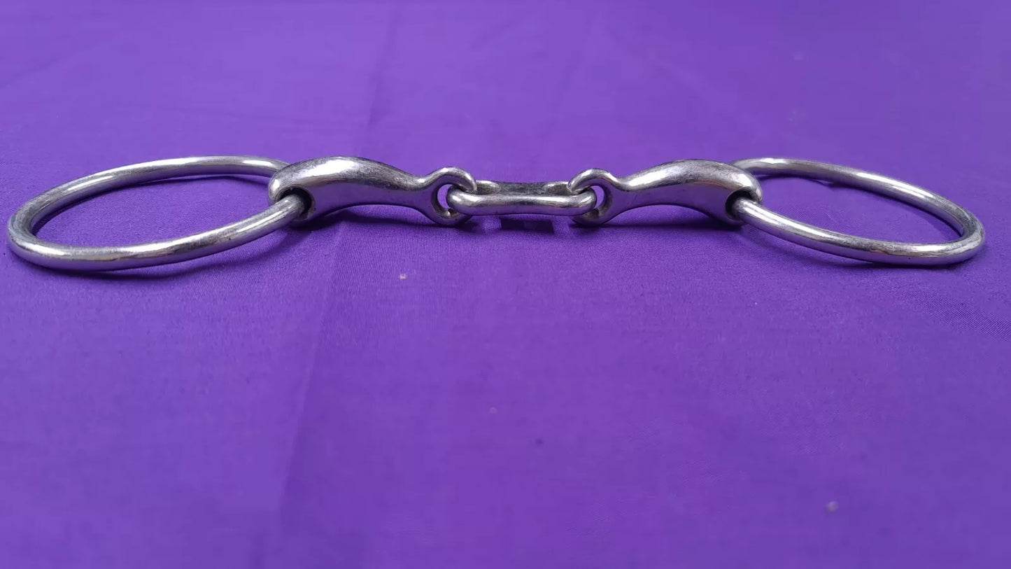 4.5" JP Korsteel Loose Ring Snaffle With French Link Horse Bit