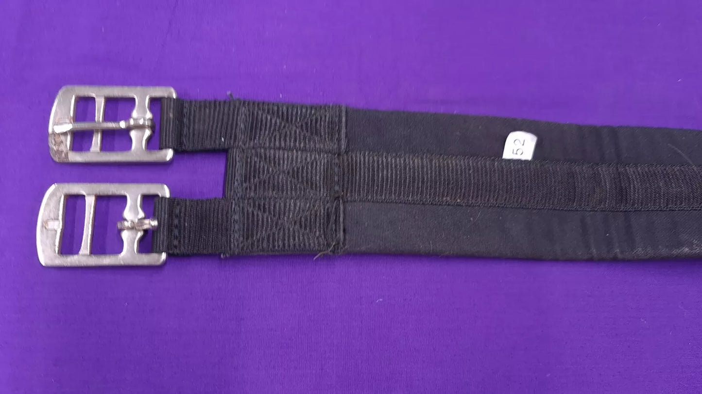 Saddle Girth 52" Black Fabric