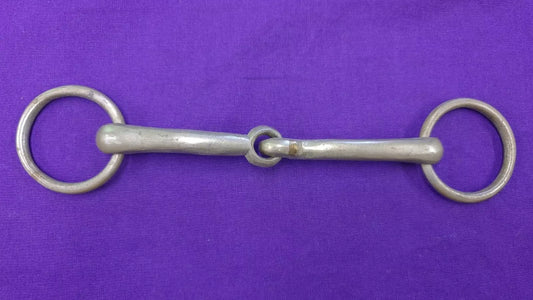 Snaffle 6" Horse Bit Small Ring Loose Ring