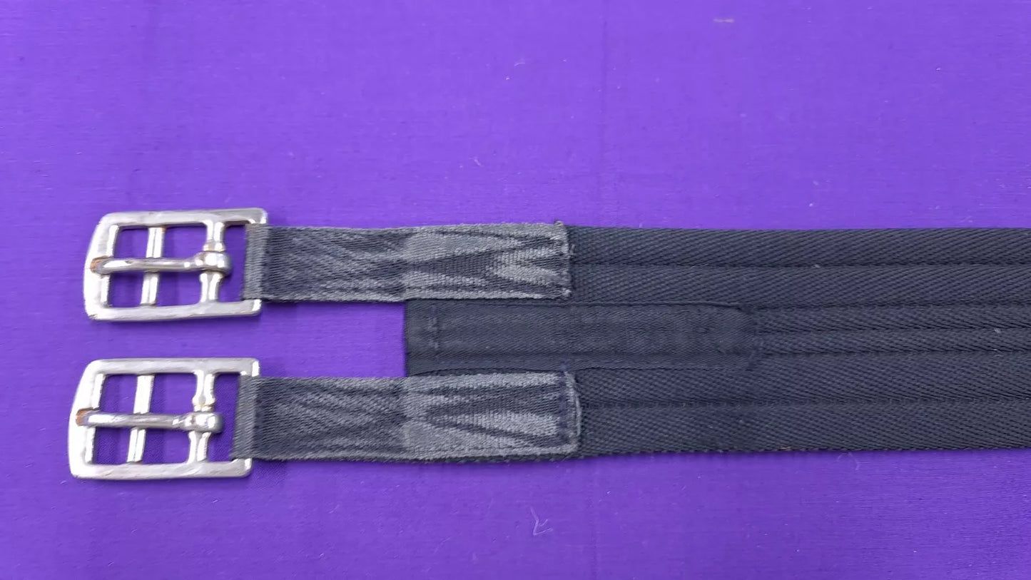 Saddle Girth Fabric Black 50" Horse Riding