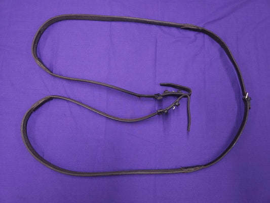 56" Full Size Stubben Brown Rubber Grippy Horse Riding Reins R129