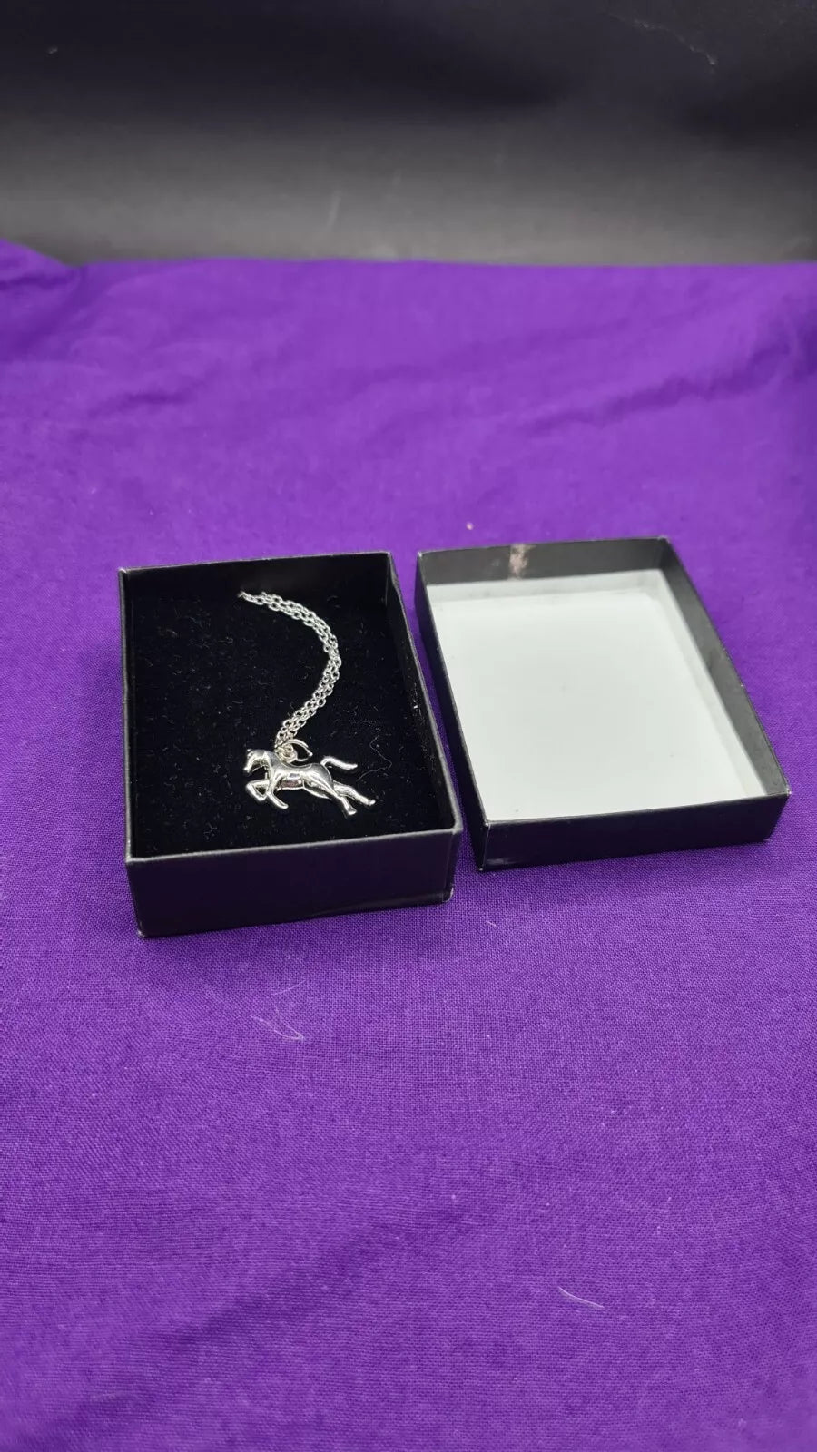 "Silver" Horse Pendant Necklace