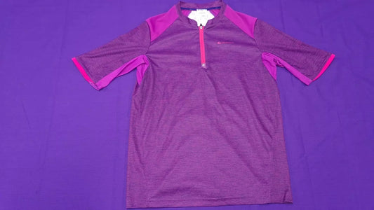 Decathlon Purple Lycra Riding Or Running Top Age 14