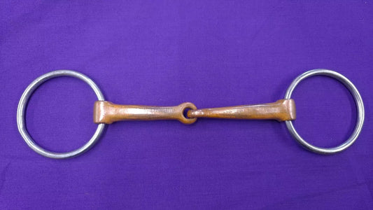 Loose Ring Snaffle Copper Mouthpiece Single Joint 6"