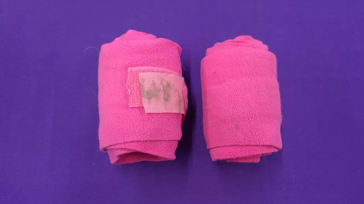 Horse Leg Bandages Set Of 4 Pink