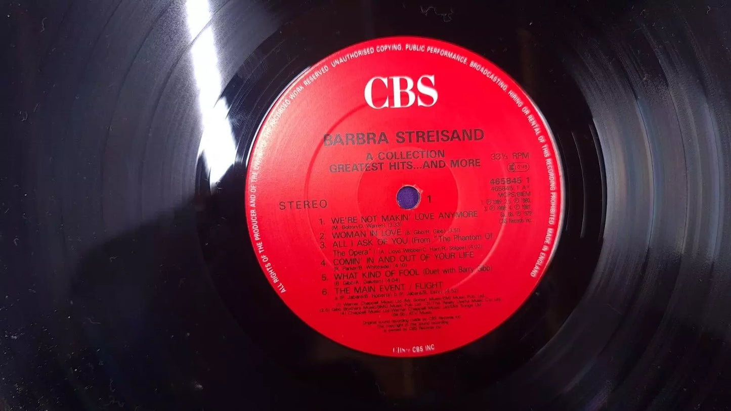 Barbra Streisand - A Collection Greatest Hits...And More 465845 Vinyl LP Record