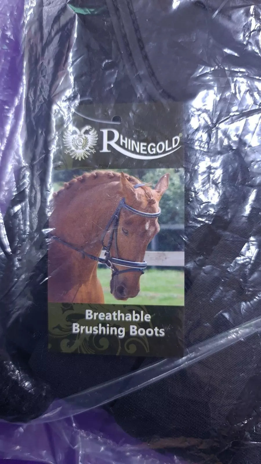 Brushing Boots Rhinegold Breathable Neoprene Horse Equine Full