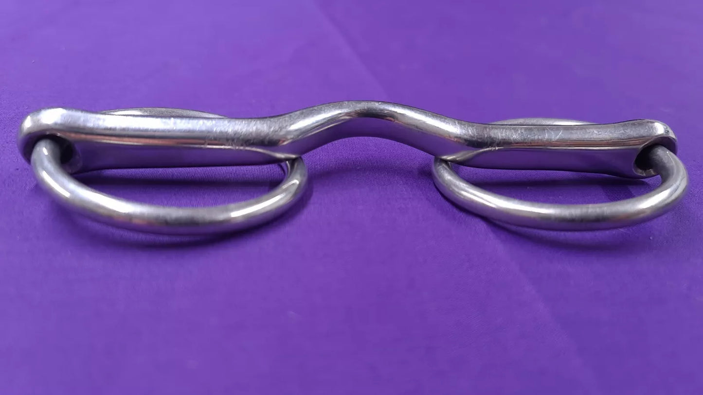 5.5" Ported Small Loose Ring Snaffle Horse Bit