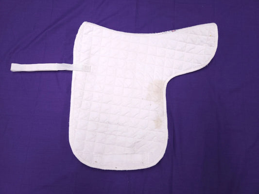 Aerborn White Pony/Cob Size Horse Saddle Pad / Numnah N99