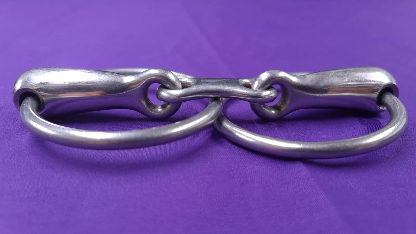 5.5" Loose Ring Snaffle French Link Joint Horse Bit