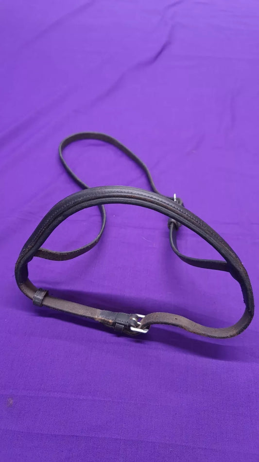 Black Full Size Noseband And Headpiece