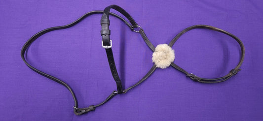 Full Size Black Horse Grackle Noseband BR421