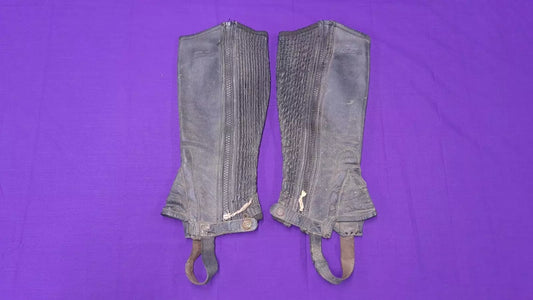 Gallop Leather Horse Riding Chaps Size Large