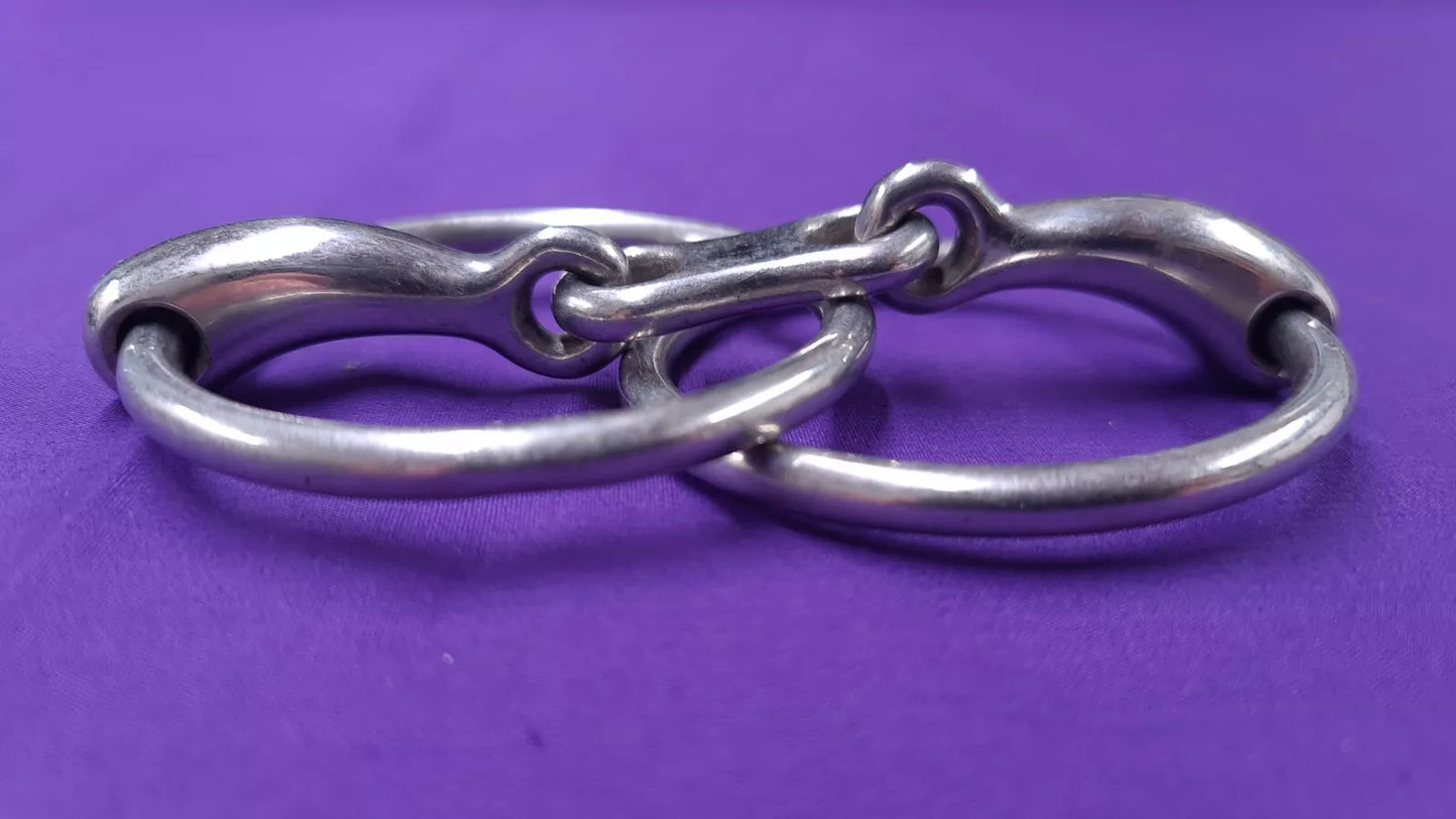 4.5" JP Korsteel Loose Ring Snaffle With French Link Horse Bit