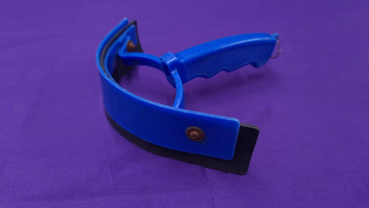 Blue Large Sweat Scraper For Horses