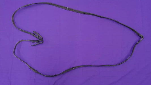 Ascot Super Grip Black Reins Full