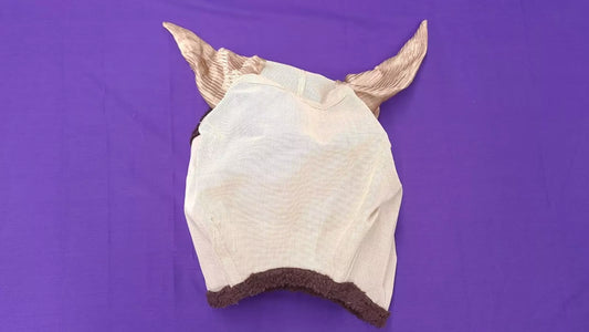 Rambo Full Sized Horse Fly Mask Hood With Ears