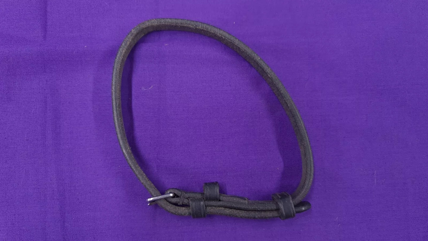 Lip Strap Flash Strap 18" Black Horse Tack