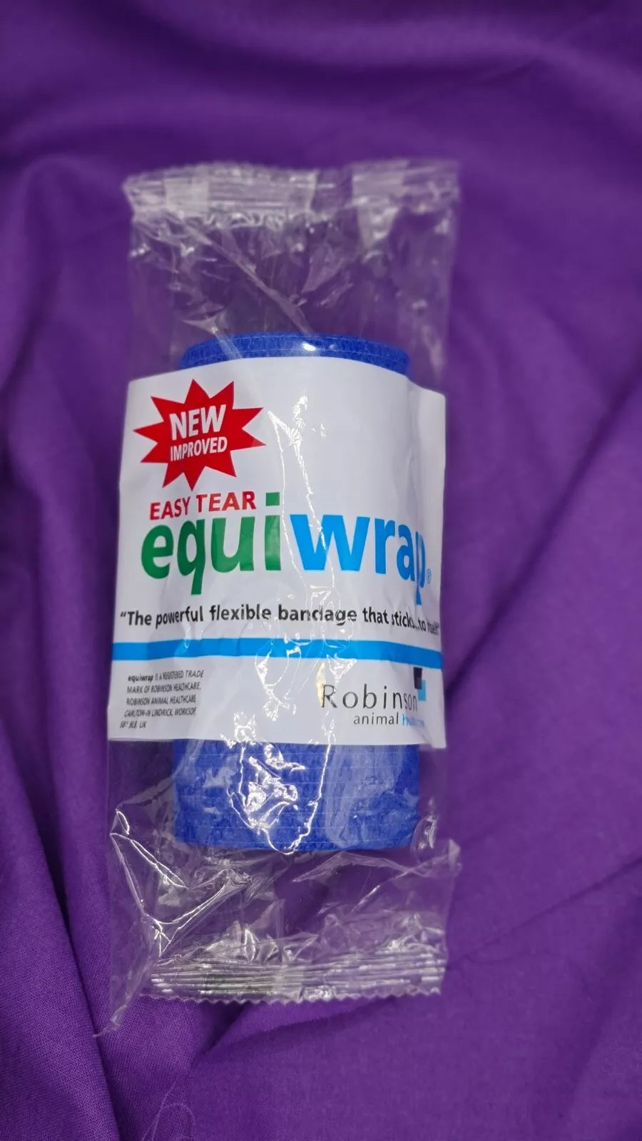 Equiwrap Blue Stretch Horse Leg Bandage