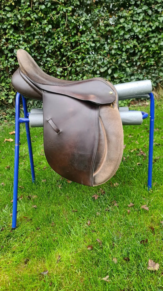 17" Brown Straight GP Saddle