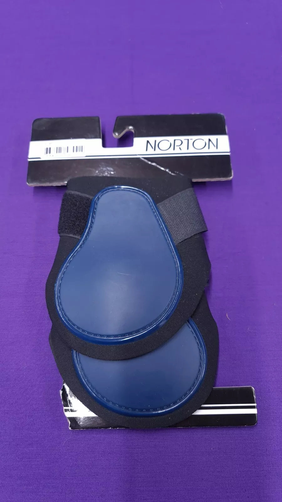 Norton Navy And Black Horse Riding Pony Size Fetlock Boots