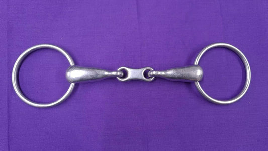 5.5" Loose Ring Snaffle French Link Joint Horse Bit