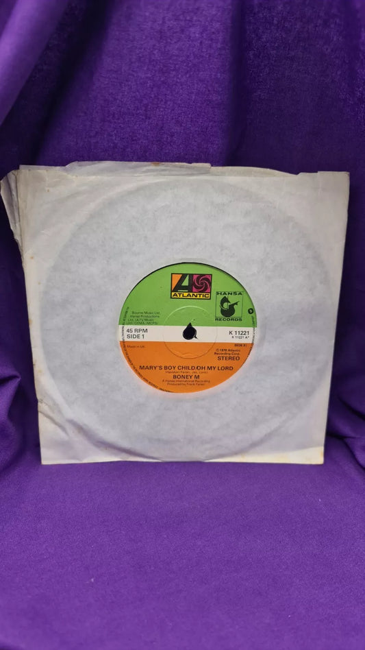 Boney M Mary's Boy Child Oh My Lord K11221 7" Vinyl Single Record