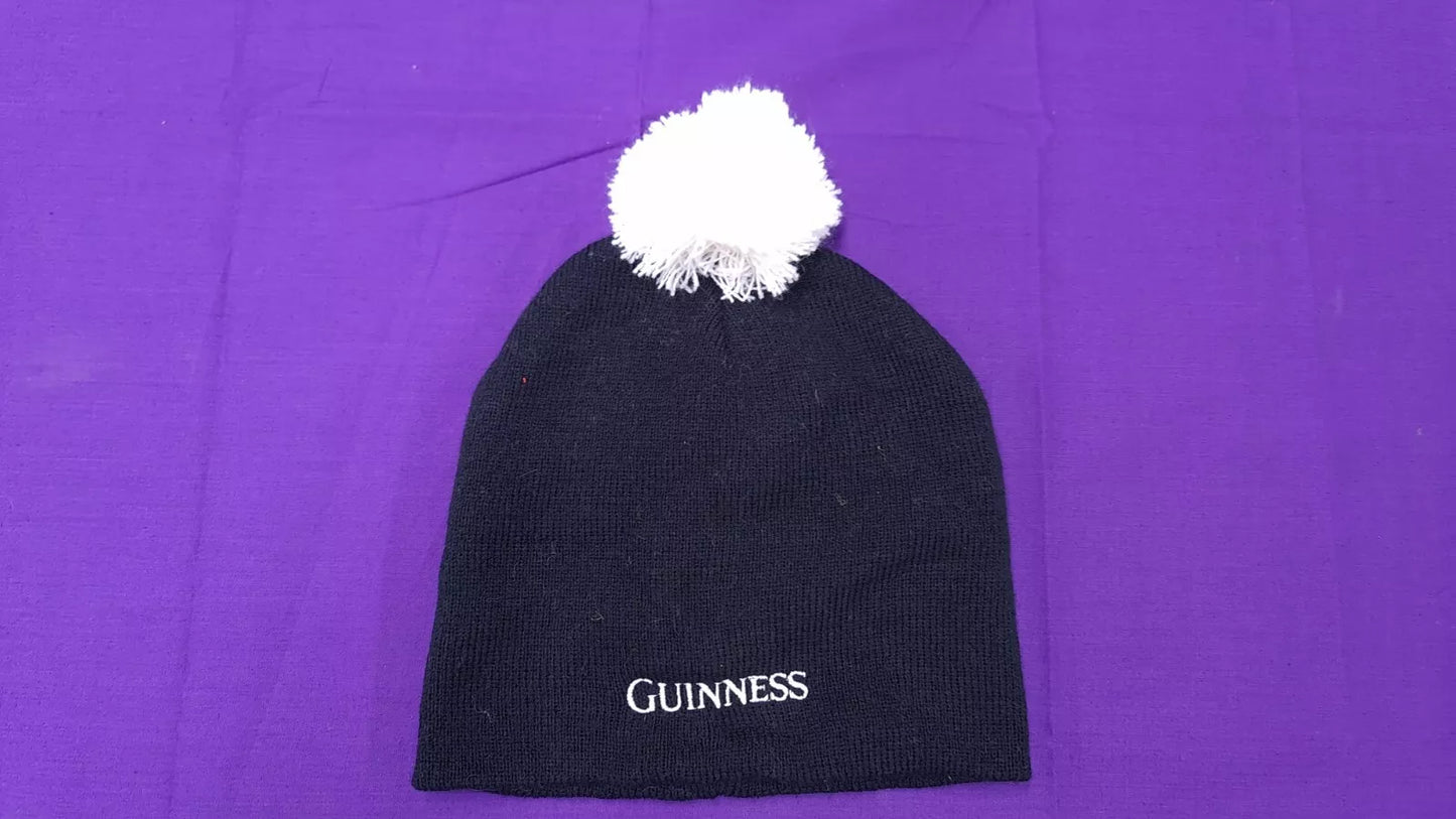 Guinness Woolie Bobble Beanie Hat