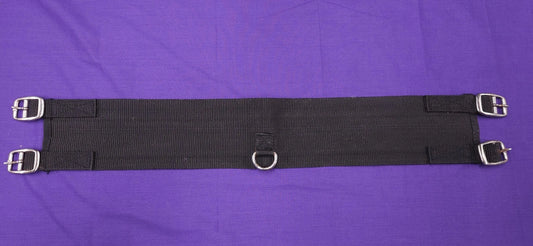 28" Black Fabric Horse Girth G141