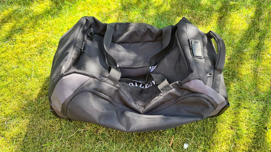 Quadra Jockey Black Kit Bag With Wheels