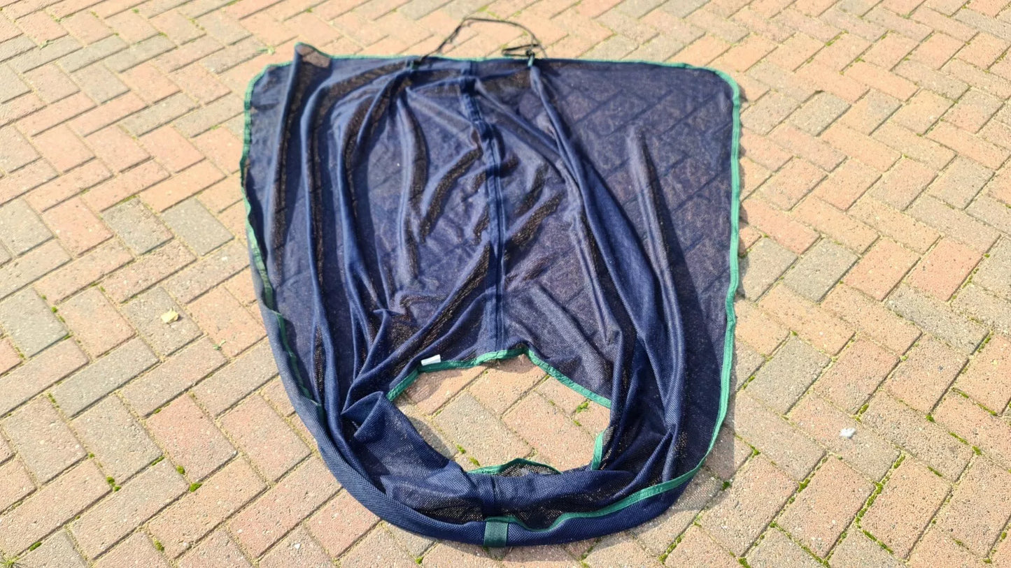 5'9 125 cm Navy And Green Horse Cooler Sheet