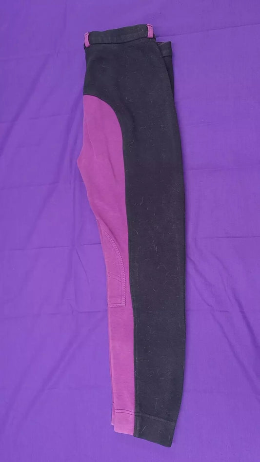 Jodhpurs Black And Purple Size 34