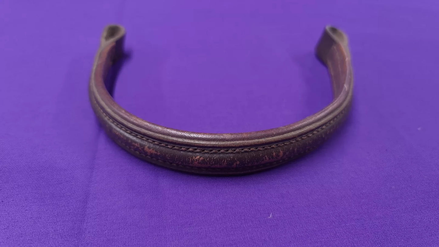 Brown Horse Browband In Cob Size