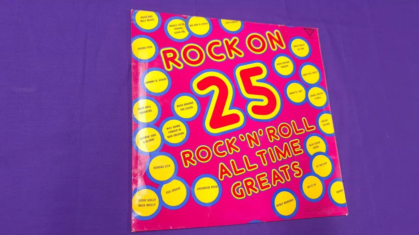 Unknown Artist - Rock On 25 Rock´n´Roll All Time Greats STR 002 Vinyl LP Record