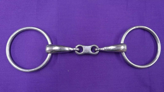 4.5" JP Korsteel Loose Ring Snaffle With French Link Horse Bit